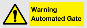 Warning Automated Gate